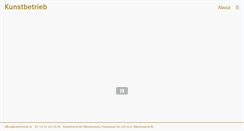 Desktop Screenshot of kunstbetrieb.ch